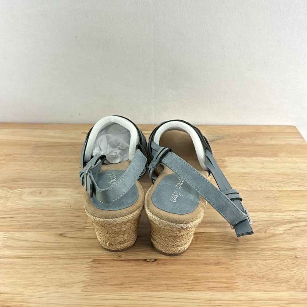 Easy Street Ora Espadrille Sandals- Denim Blue- Size 10 M- NWOB - Picture 4 of 8